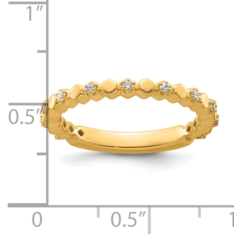 14k Stackable Expressions Diamond Ring