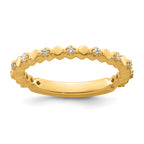 14k Stackable Expressions Diamond Ring