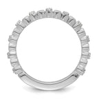 14k White Gold Stackable Expressions Diamond Ring