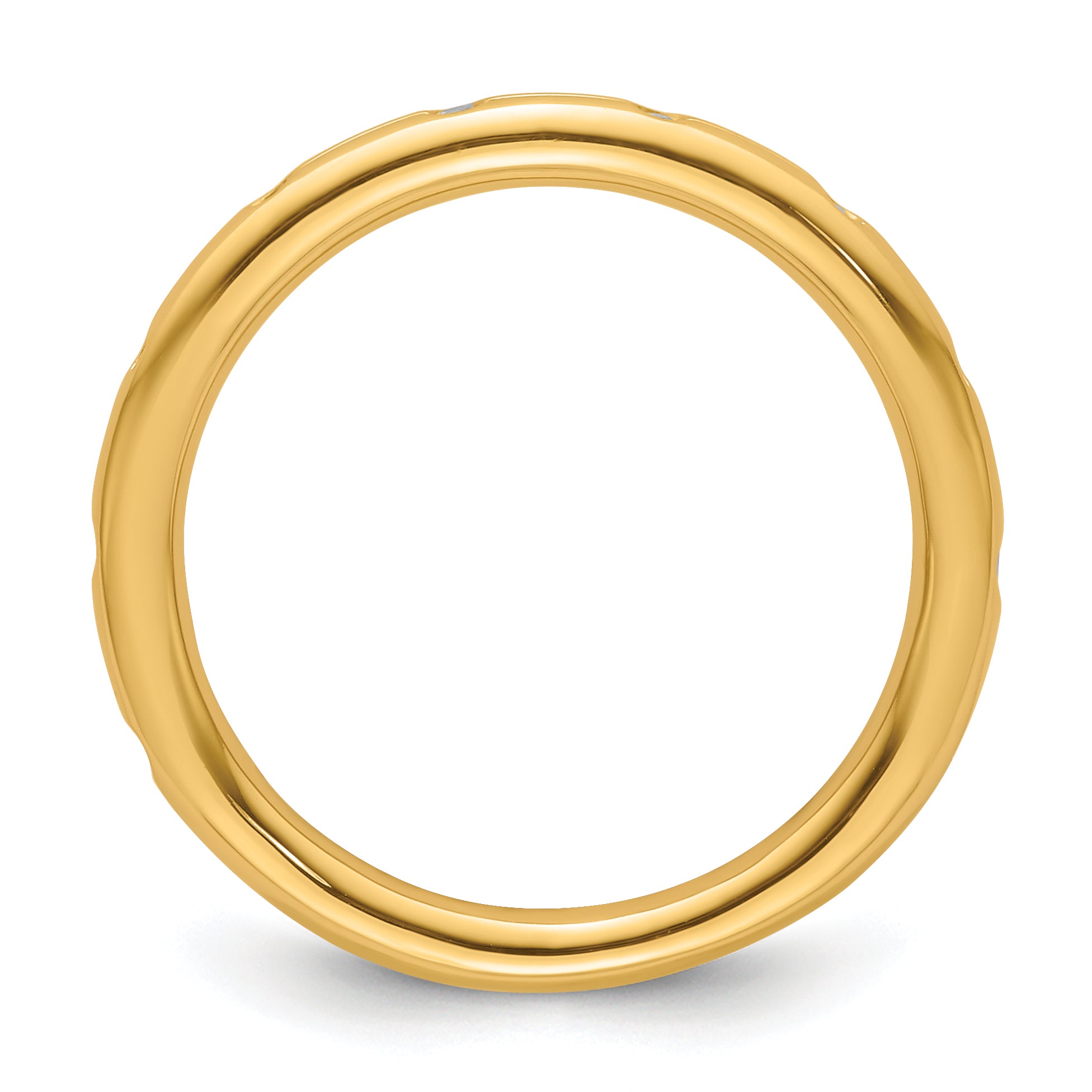 14k Stackable Expressions Diamond Ring Secondary image