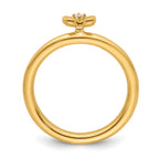 14k Stackable Expressions Diamond Butterfly Ring