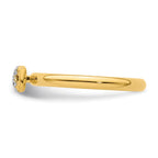 14k Stackable Expressions Diamond Ring