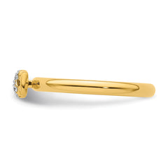 14k Stackable Expressions Diamond Ring