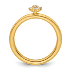 14k Stackable Expressions Diamond Star Ring