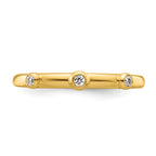 14k Stackable Expressions Diamond Ring