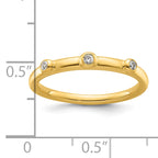 14k Stackable Expressions Diamond Ring