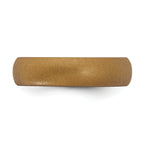 Silicone Bronze Metallic 5.7mm Domed Band