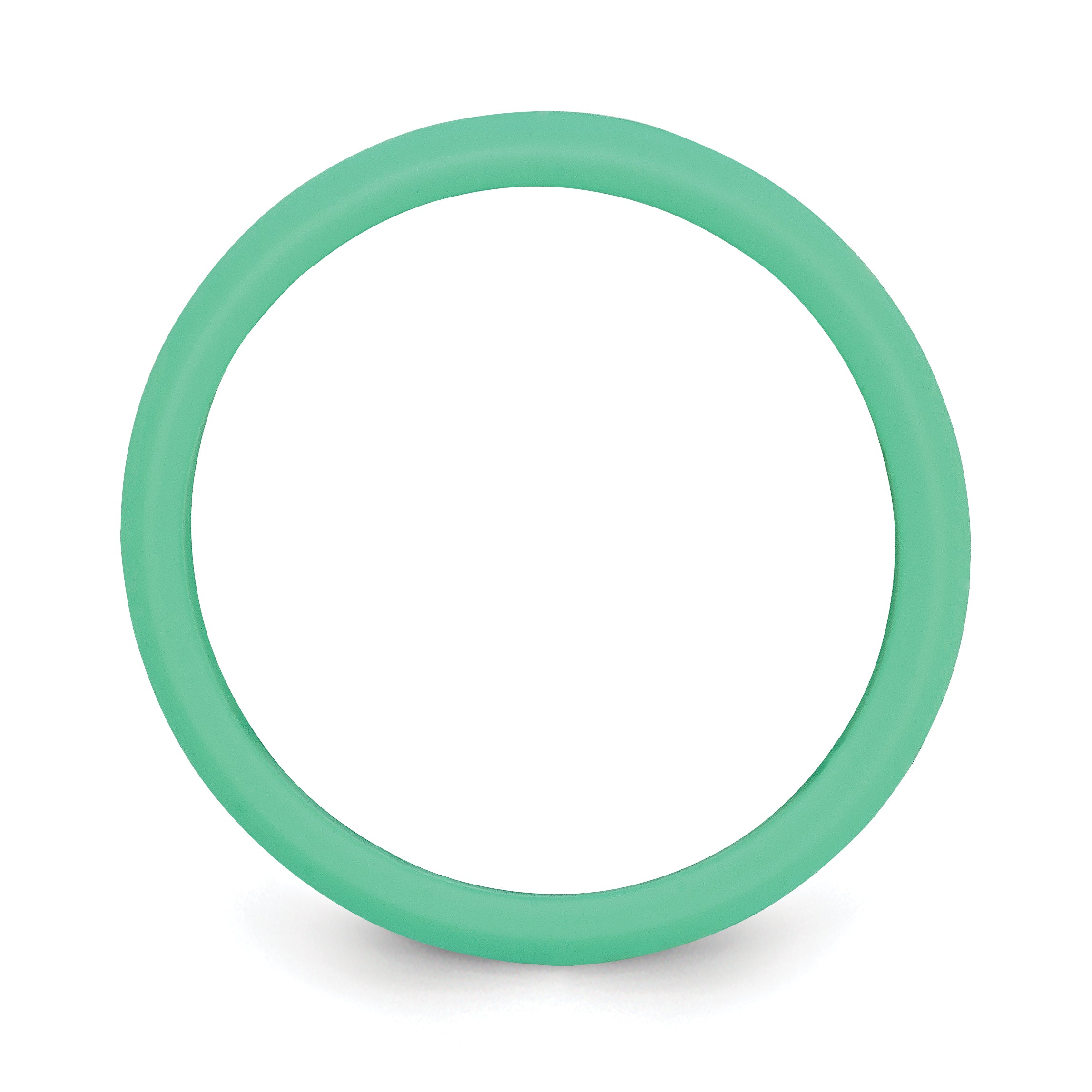 Domed Silicone Wedding Band in Mint Green, 5.7mm Secondary image