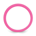 Silicone Hot Pink 5.7mm Domed Band