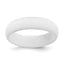 Silicone White 5.7mm Domed Band