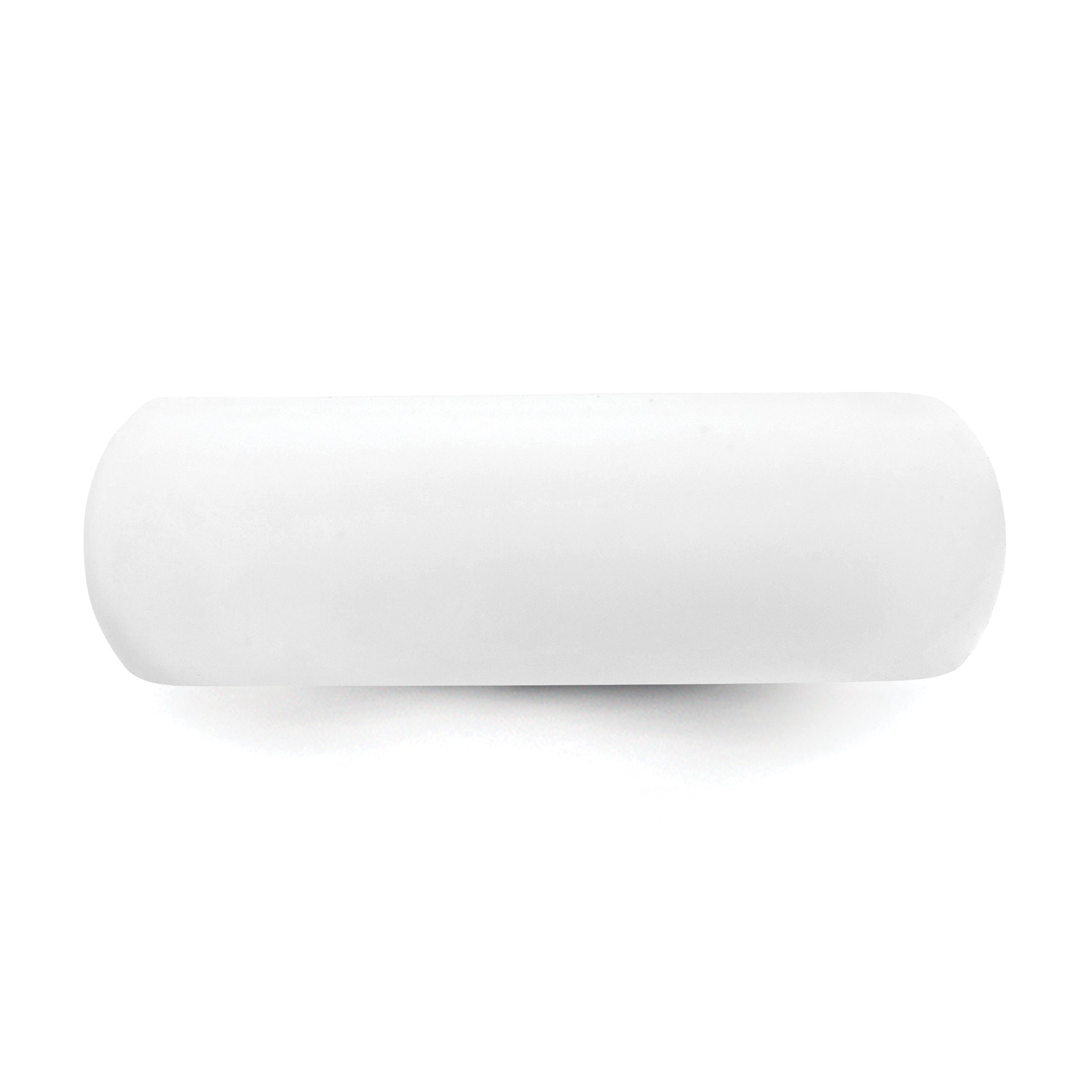 Silicone White 8mm Domed Band Size 9