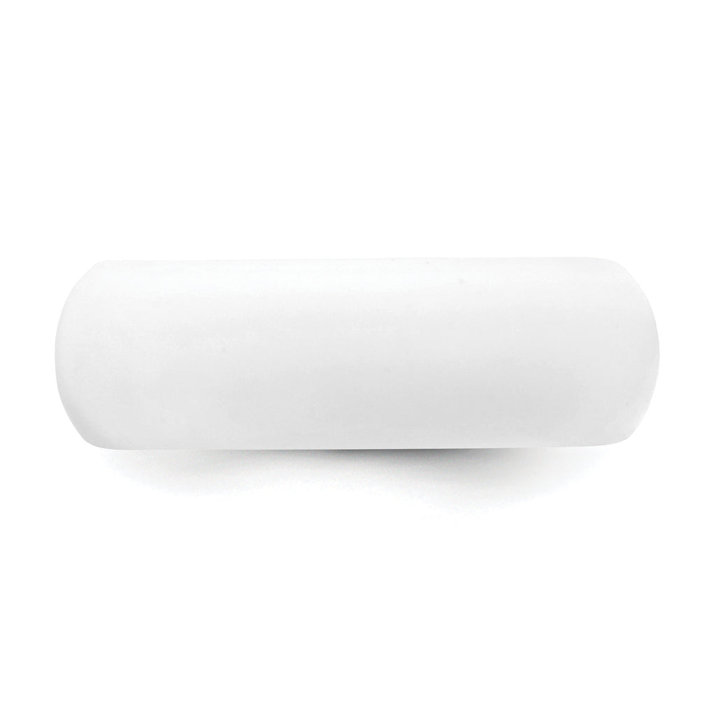 Silicone White 8mm Domed Band Size 9
