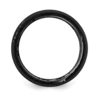 Silicone Black and Grey Camouflage 8.7mm Domed Band