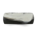 Silicone Black and Grey Camouflage 8.7mm Domed Band Size 9