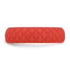 Silicone Red Mermaid Pattern 5.7mm Domed Band Size 9