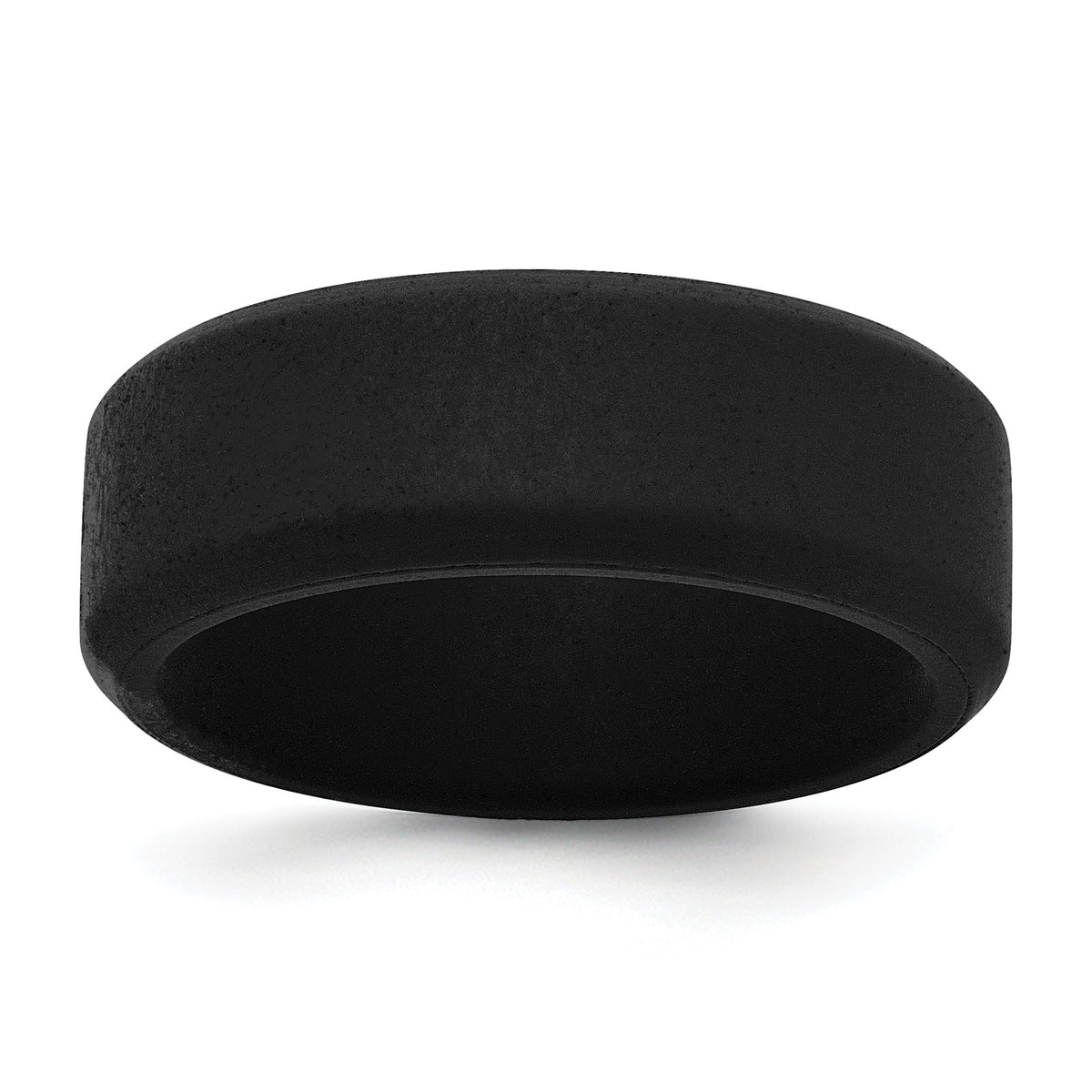 Wedding Band in Black Silicone, 8mm, Size 7–14 - Sophia Jewelers Main image