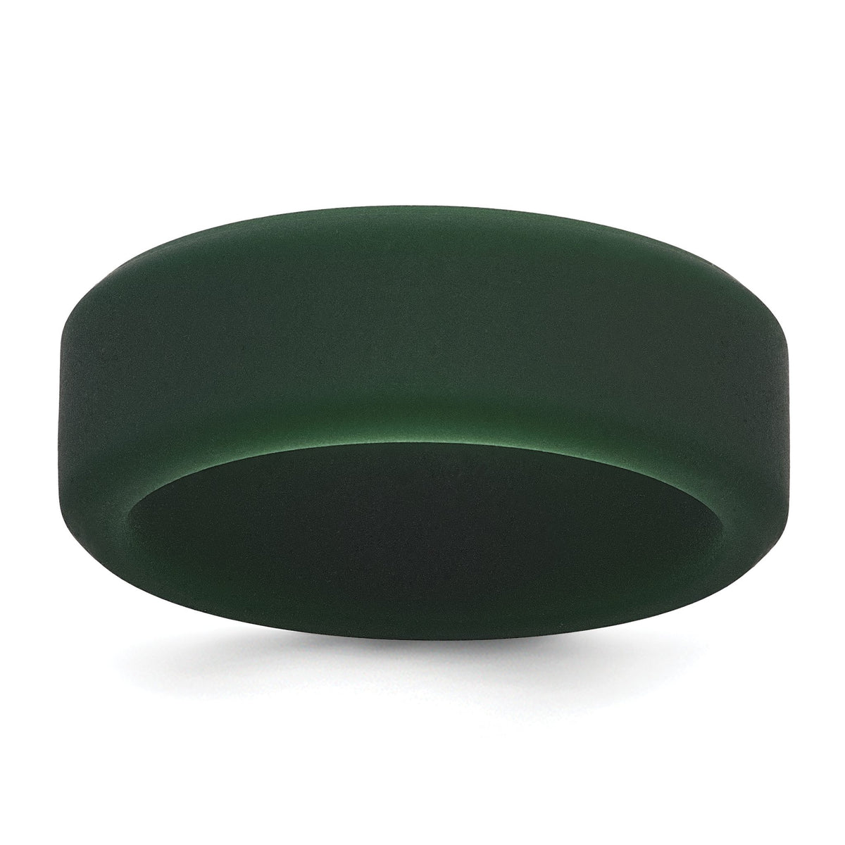 Wedding Band in Hunter Green Silicone, 8mm, Size 7–14 - Sophia Jewelers Main image