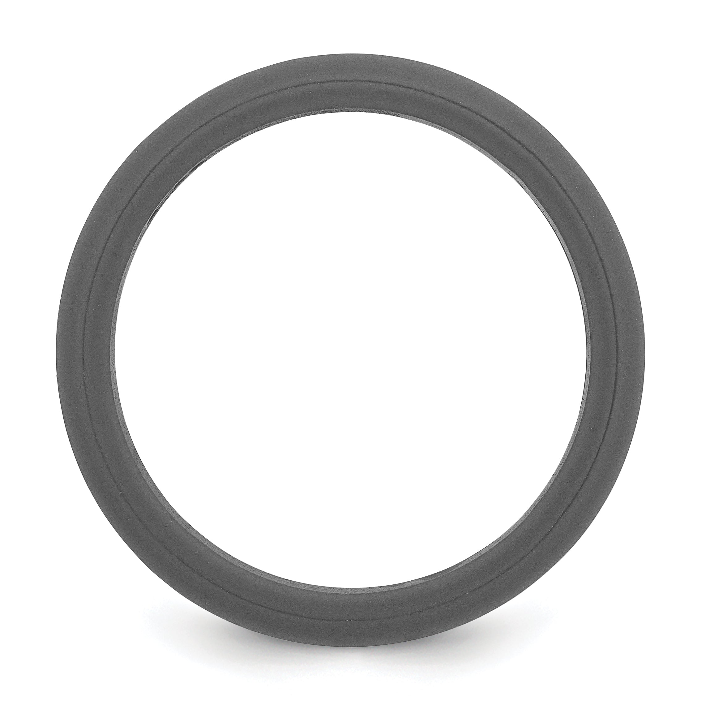 Silicone Dark Gray 8mm Band