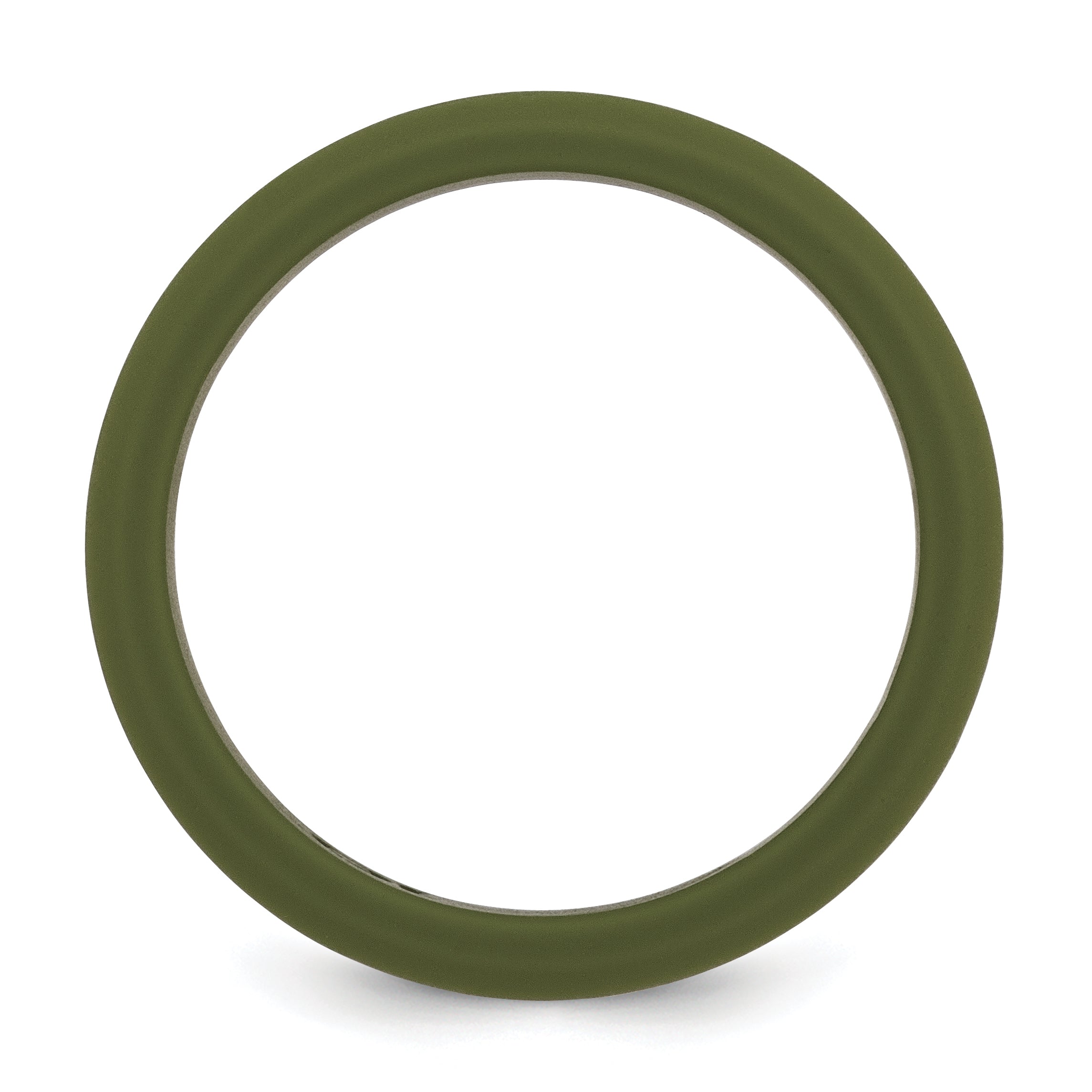 Silicone Olive Green 8mm Band