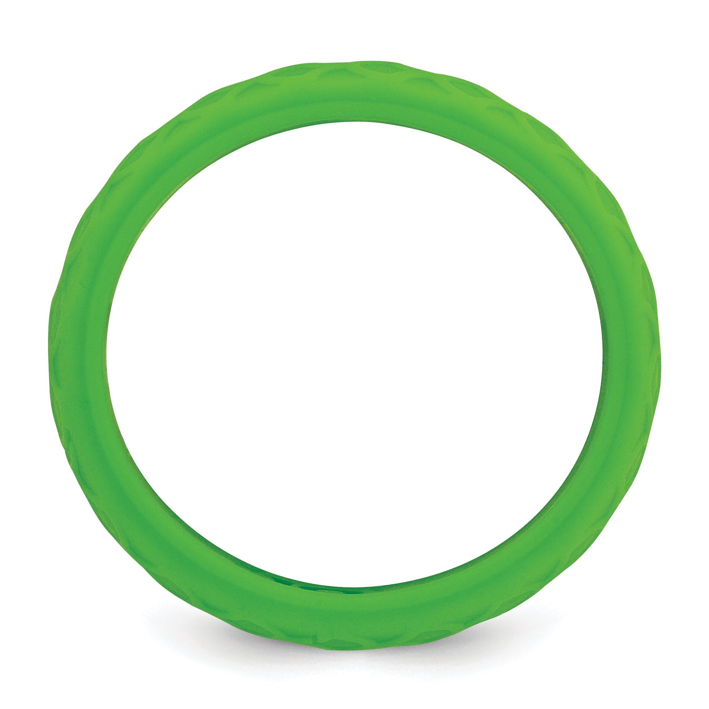 Fish Scale Pattern Wedding Band in Light Green Silicone, 8.7mm Secondary image