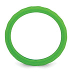 Silicone Light Green 8.70mm Fish Scale Pattern Band