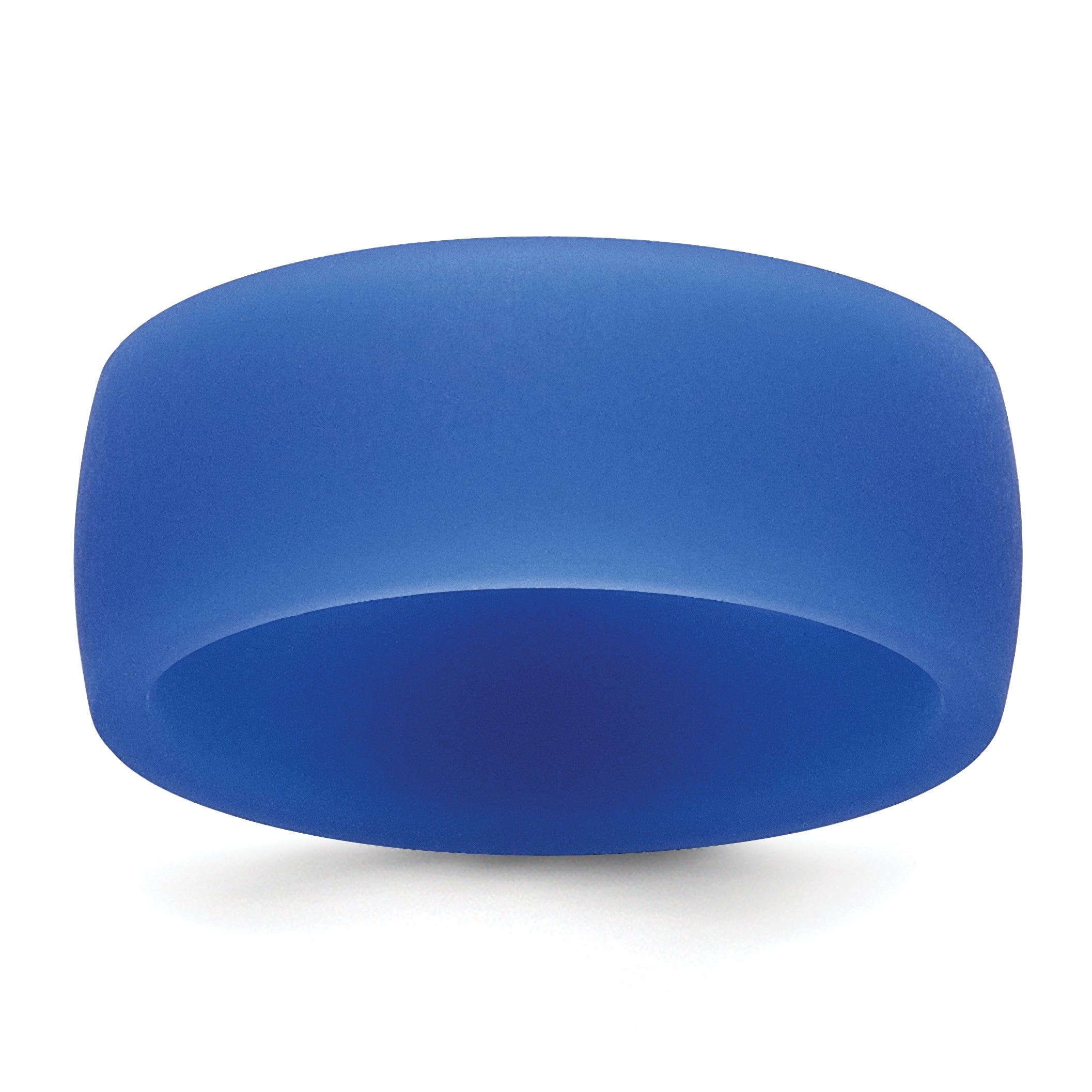 Silicone Blue 8.70mm Flat Edge Band Main image