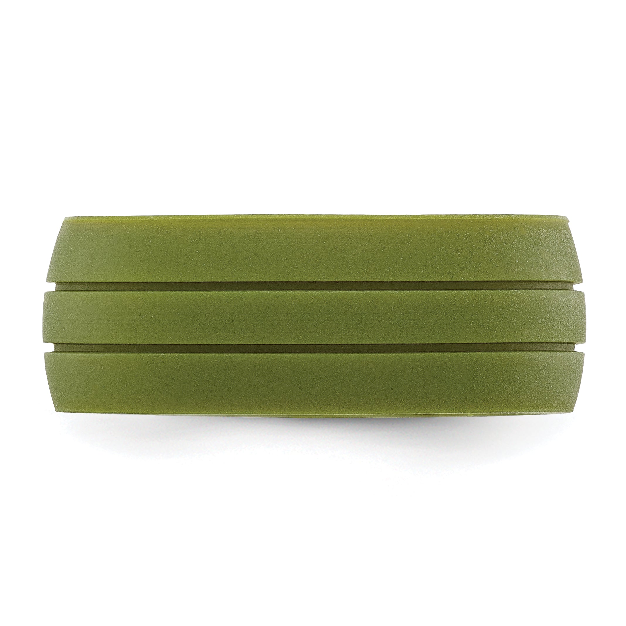 Silicone Olive Green 8.50mm Grooved Band