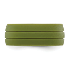 Silicone Olive Green 8.50mm Grooved Band