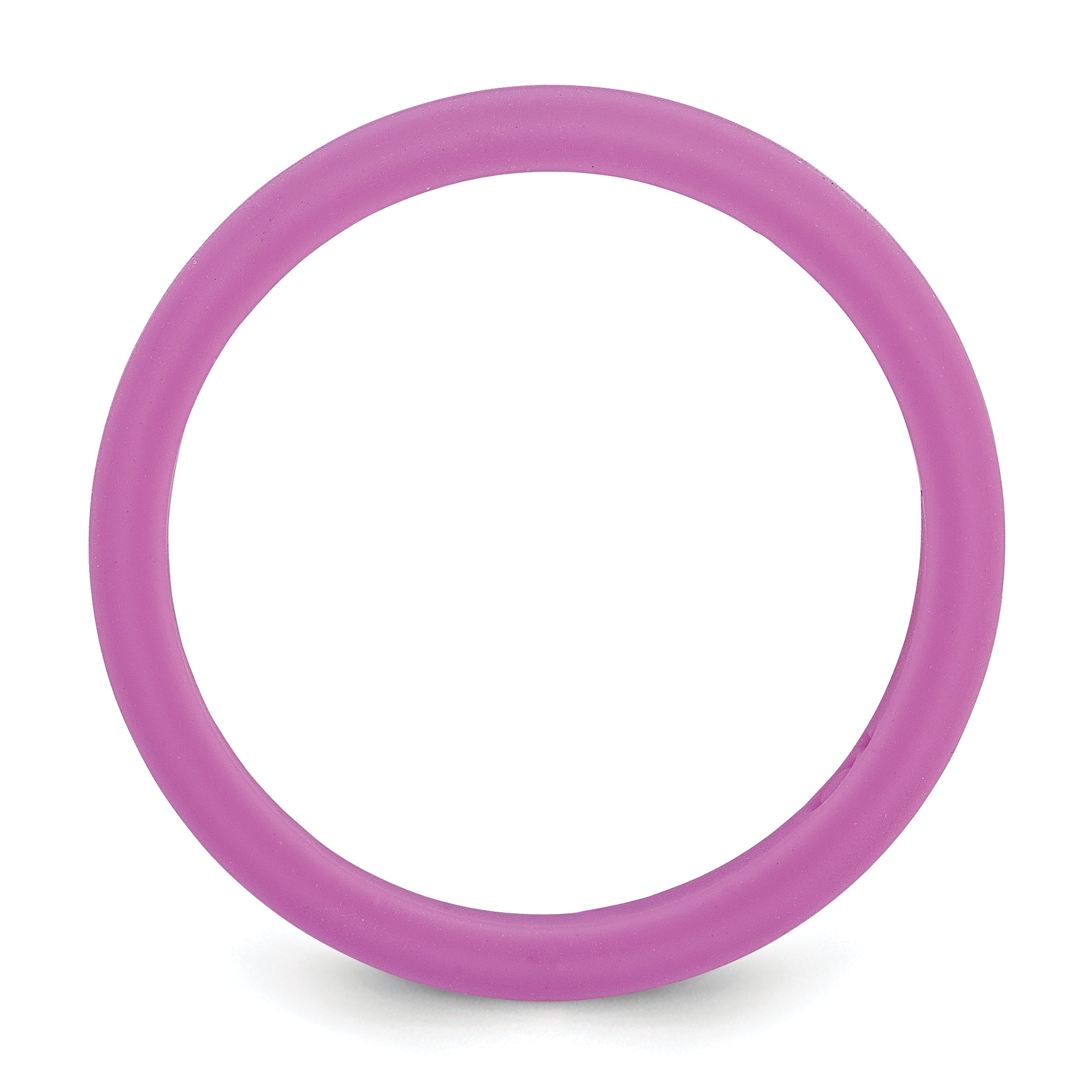 Ridged Edge Wedding Band in Purple Silicone, 4mm Secondary image