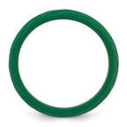 Silicone Hunter Green 5.70mm Wood Grain Pattern Band