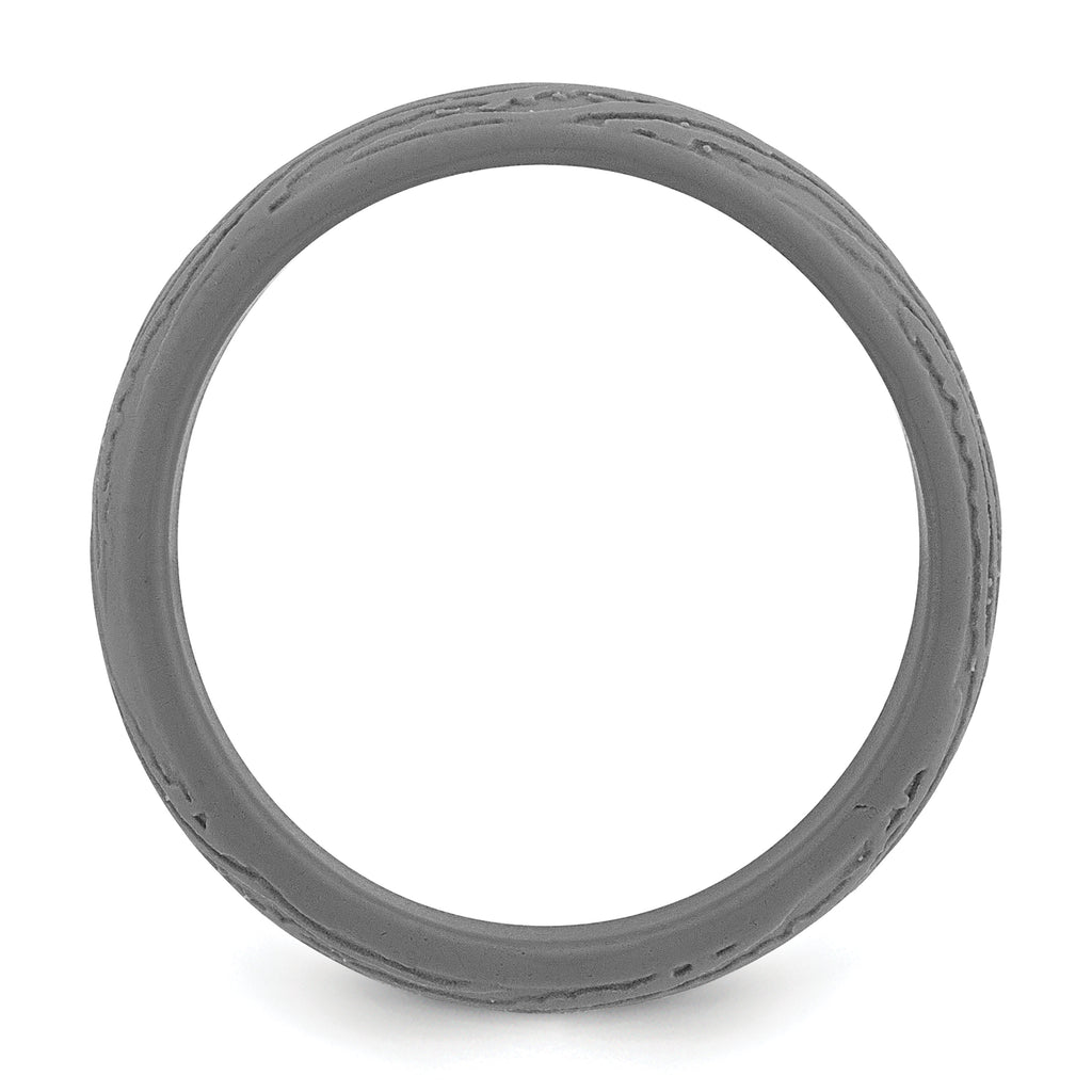 Silicone Gray 5.70m Wood Grain Pattern Band