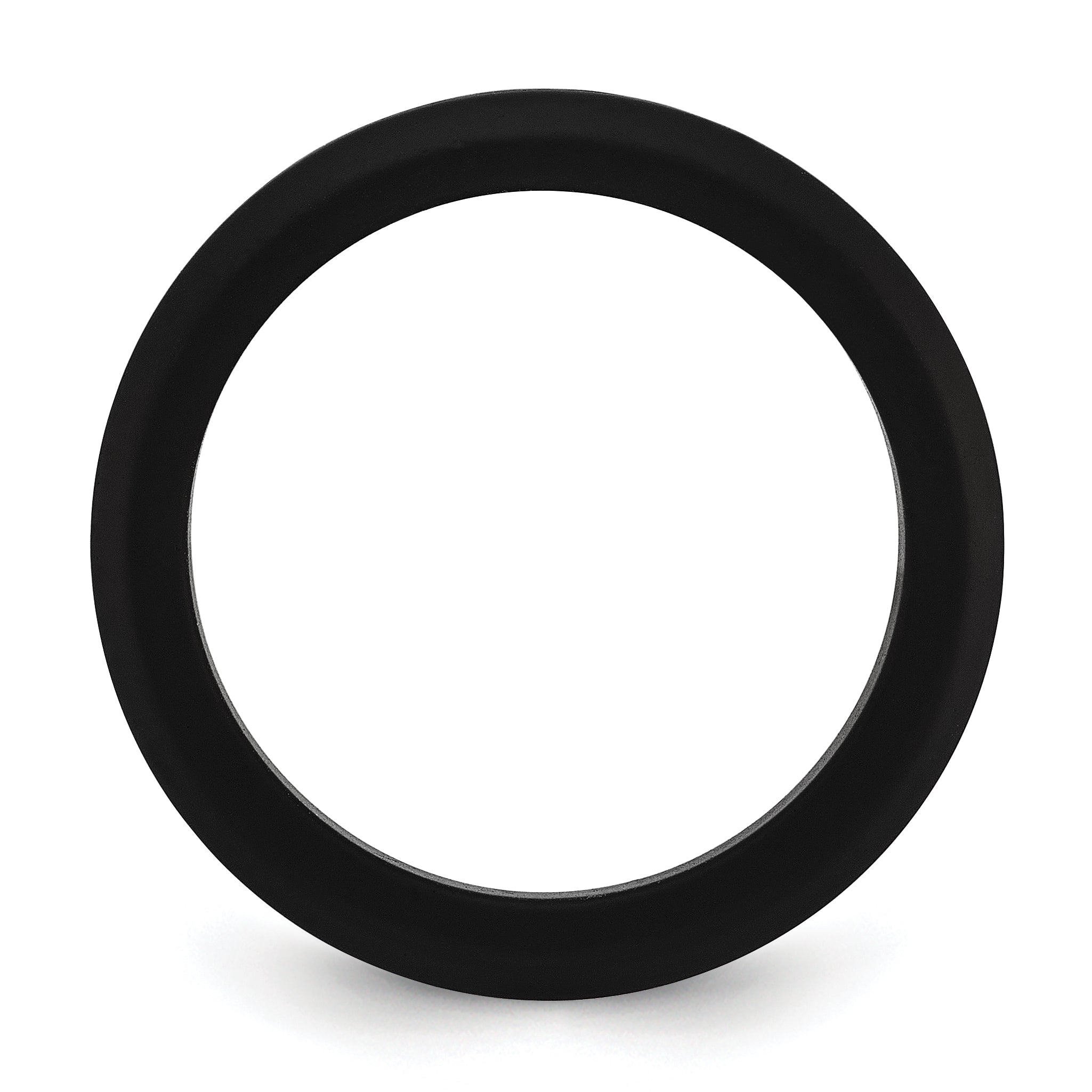 Silicone Wedding Band in Black, 3mm Round Secondary image