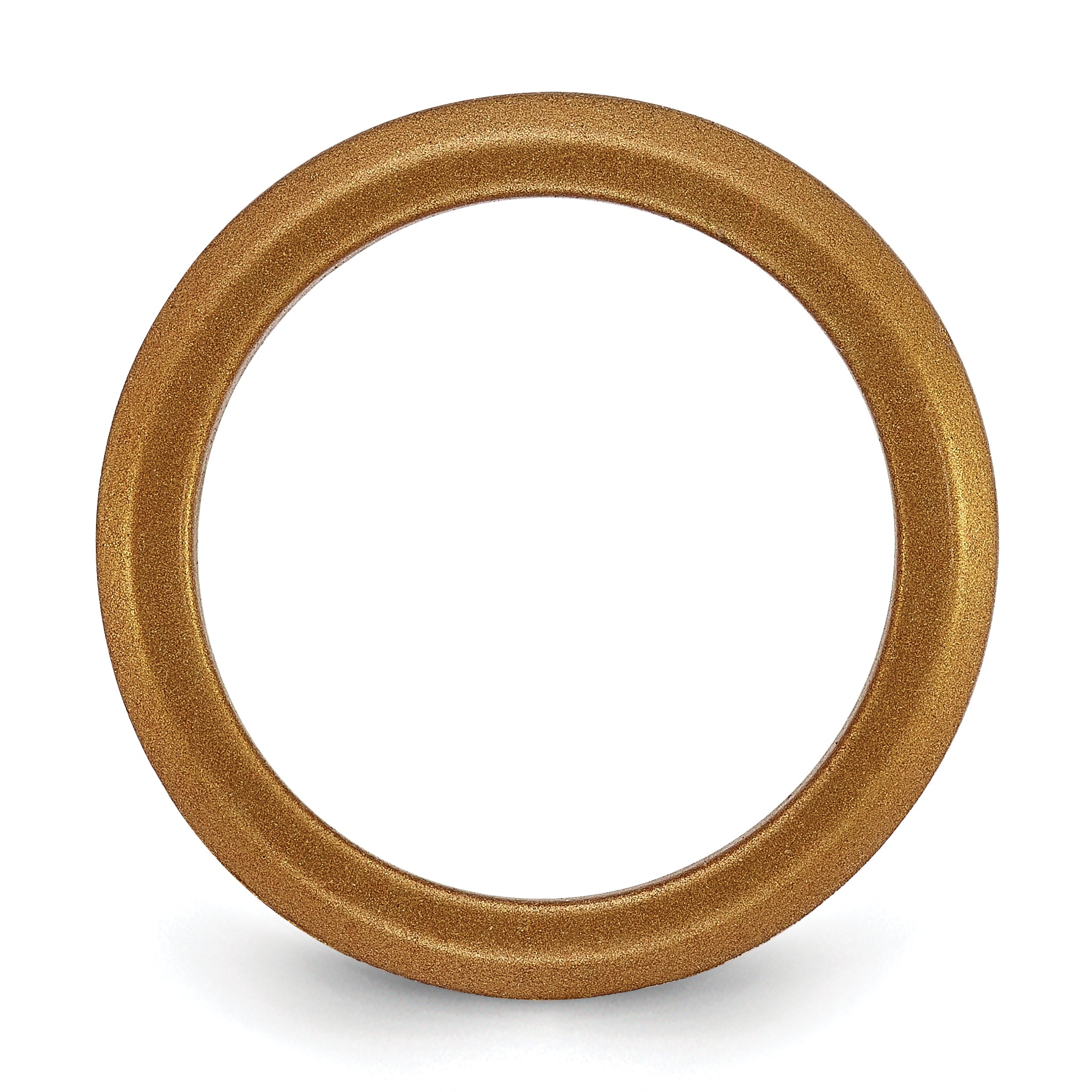 Silicone Metallic Bronze 3mm Band