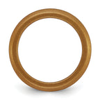 Silicone Metallic Bronze 3mm Band