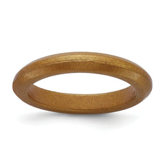 Silicone Metallic Bronze 3mm Band