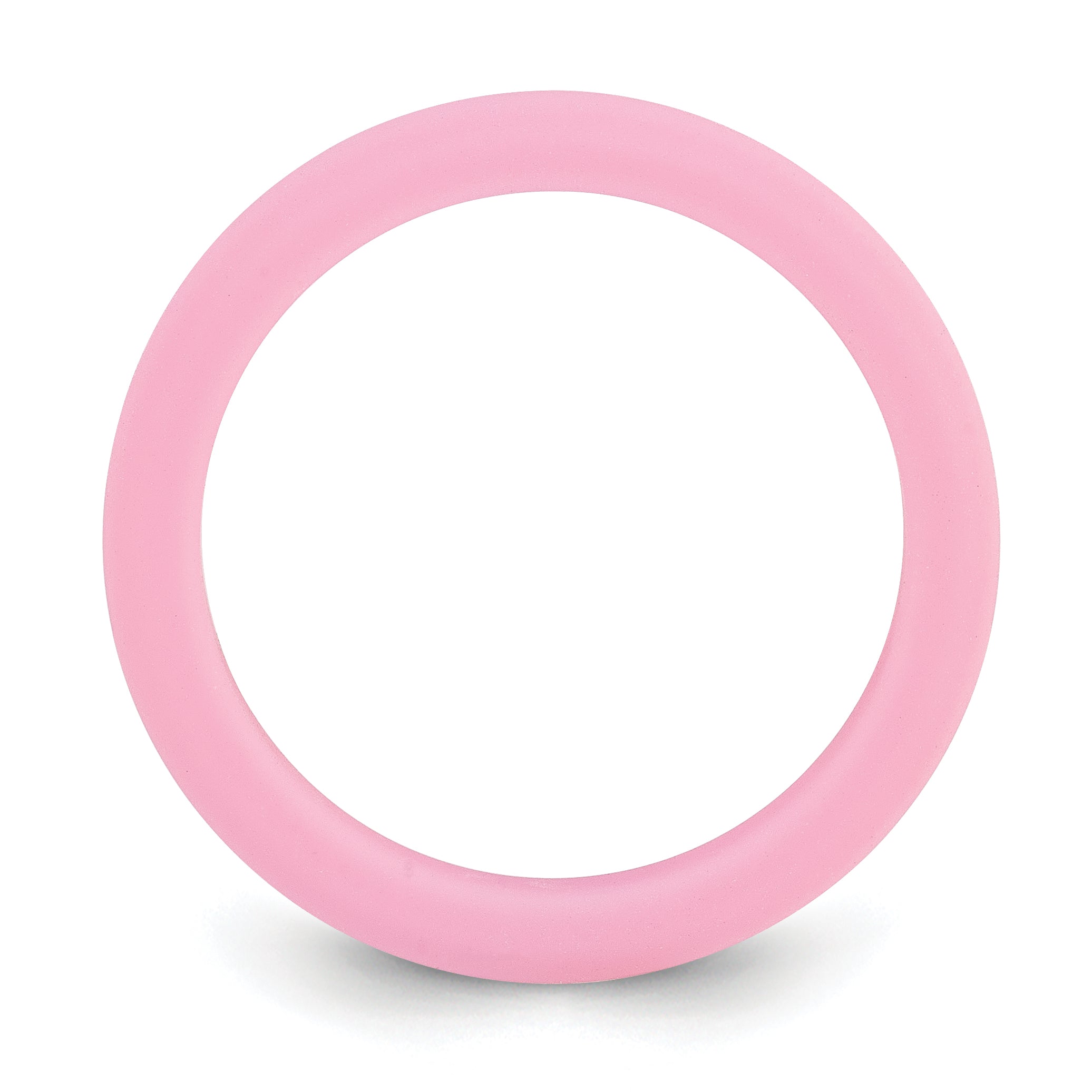 Silicone Pink 3mm Round Band