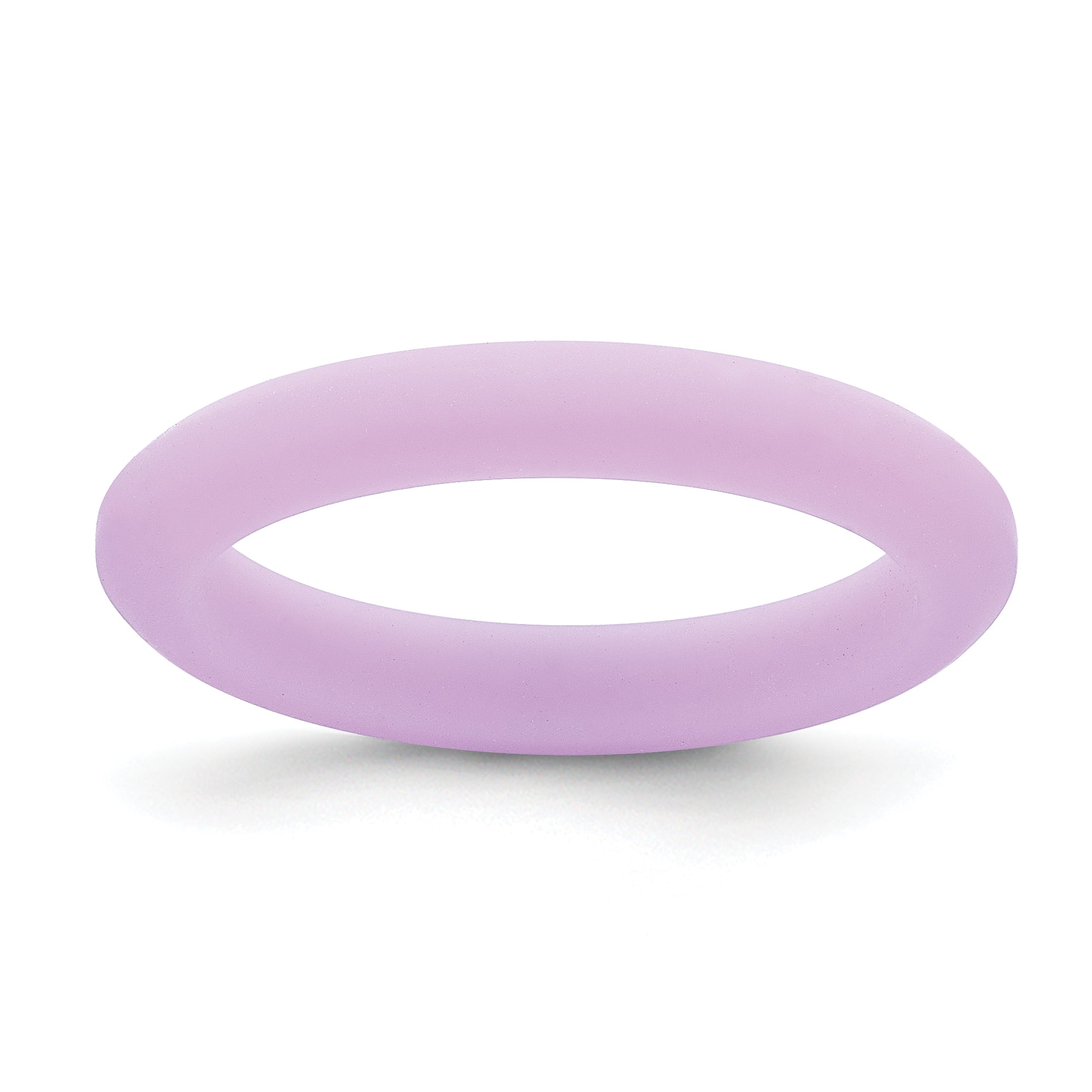 Silicone Purple 3mm Round Band Main image