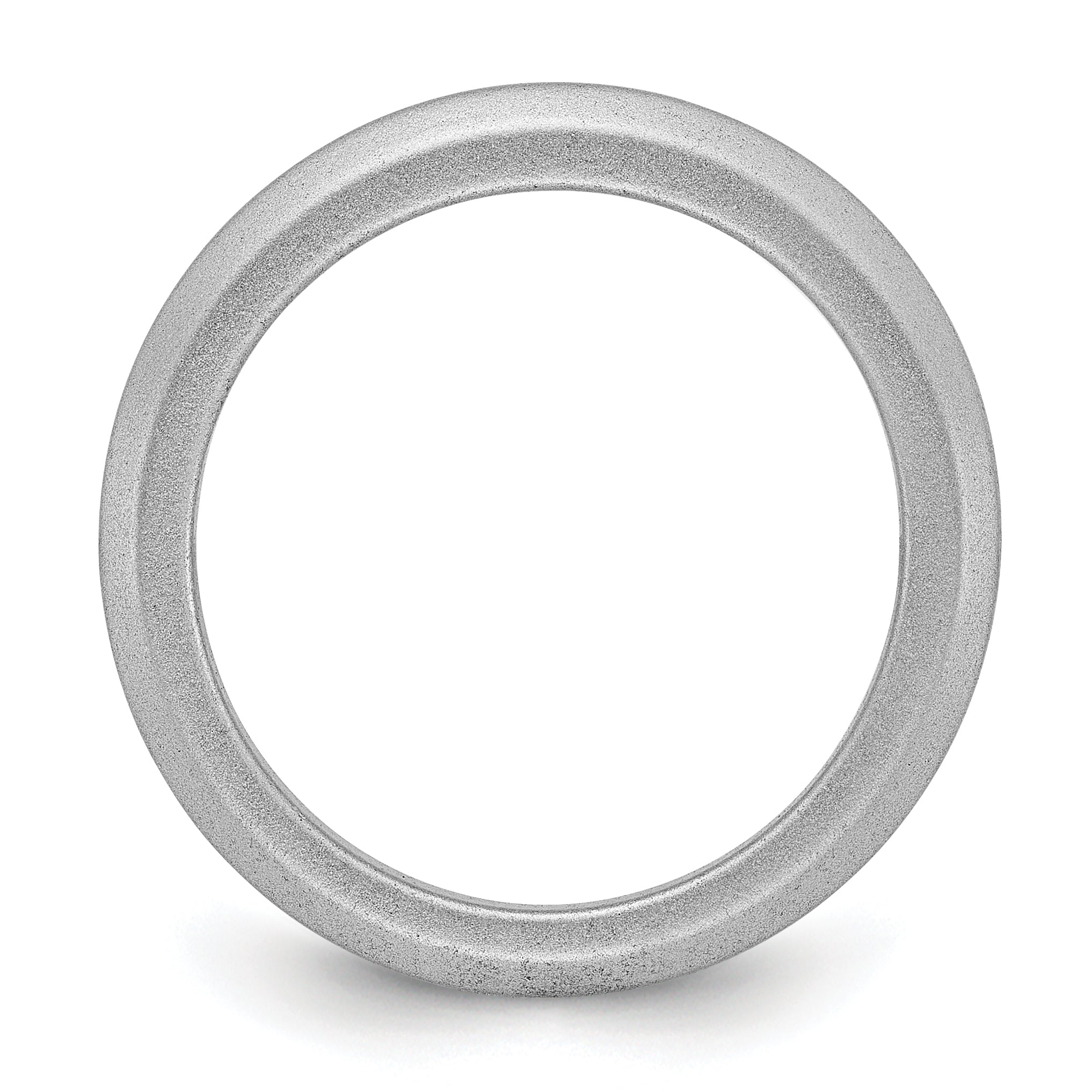 Metallic Silver Wedding Band in Silicone, 3mm Secondary image