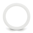 Silicone White 3mm Band