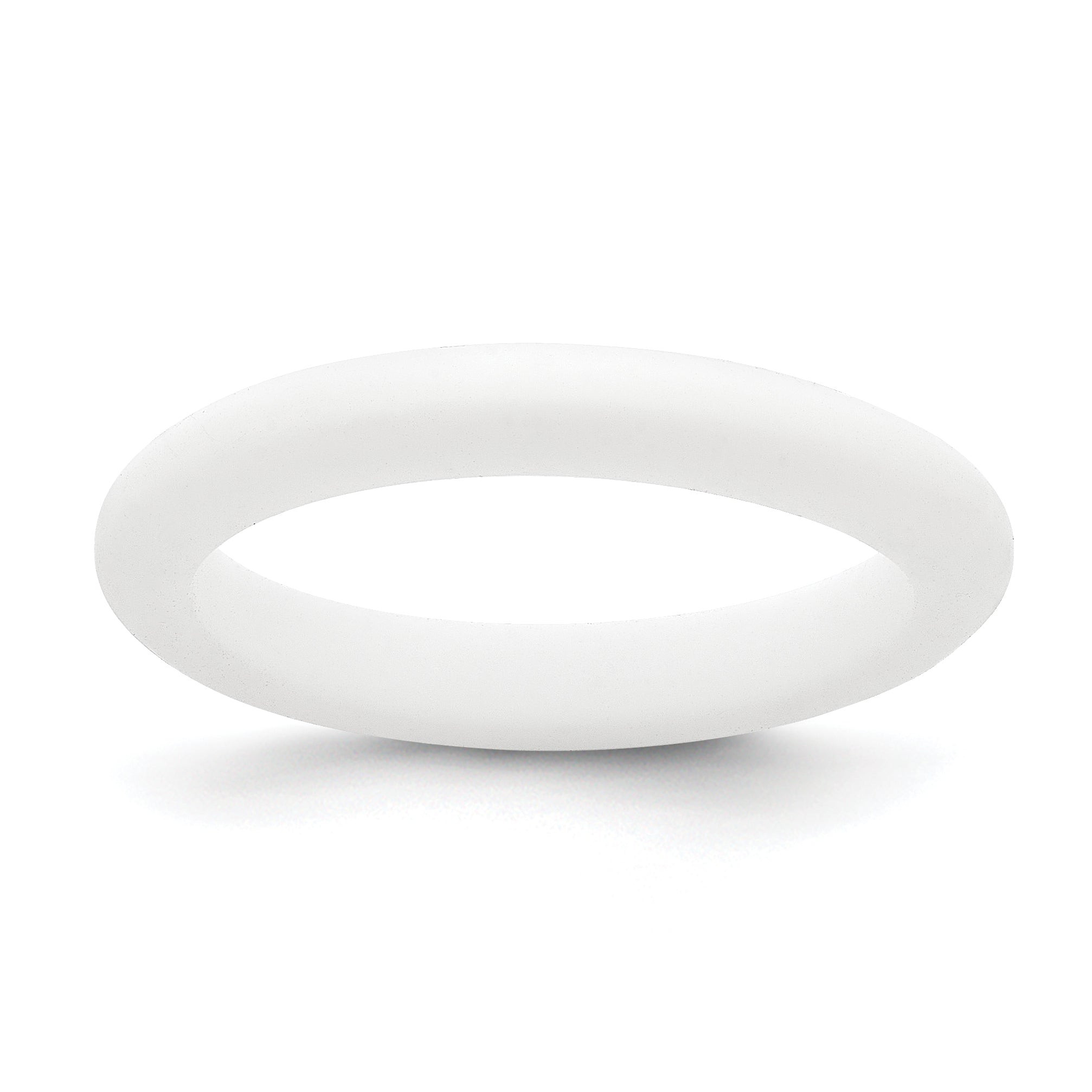 Silicone White 3mm Band Main image