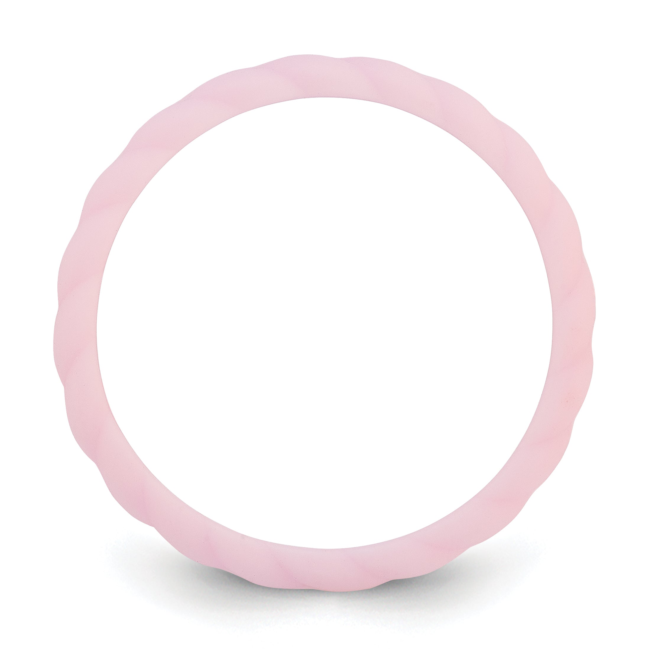 Silicone Lavender 3mm Braided Band
