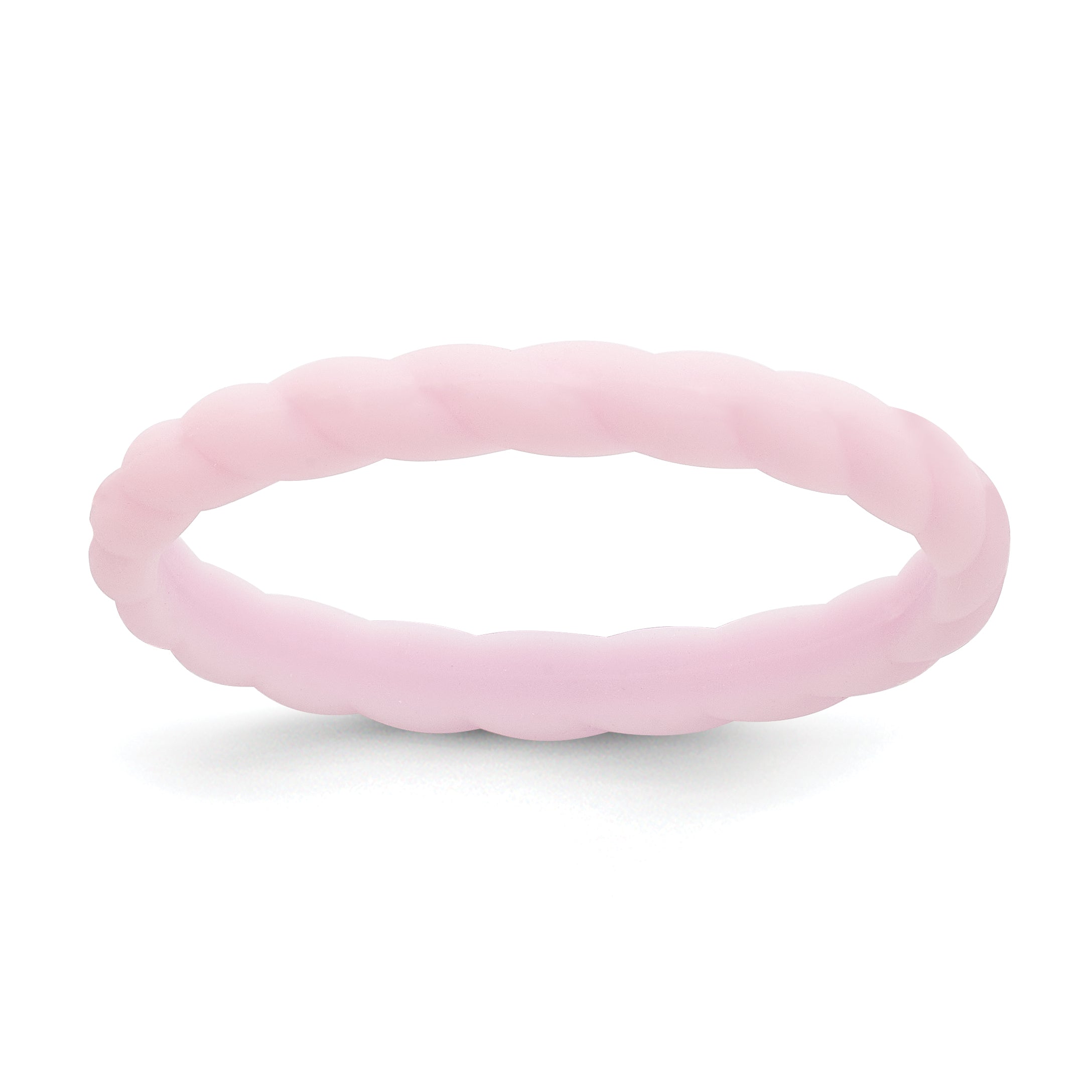 Silicone Lavender 3mm Braided Band Main image