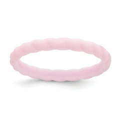 Silicone Lavender 3mm Braided Band