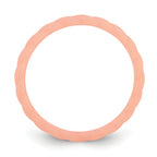 Silicone Rose Pink 3mm Braided Band