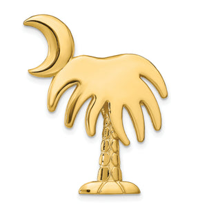 14k CHARLESTON Palmetto w/Moon Slide