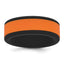 Silicone Black with Removable Orange Center 8mm Band
