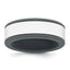 Silicone Grey with Removable White Center 8mm Band