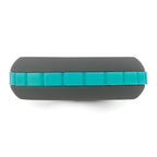 Silicone Grey with Blue Grooved Center 7.50mm Band
