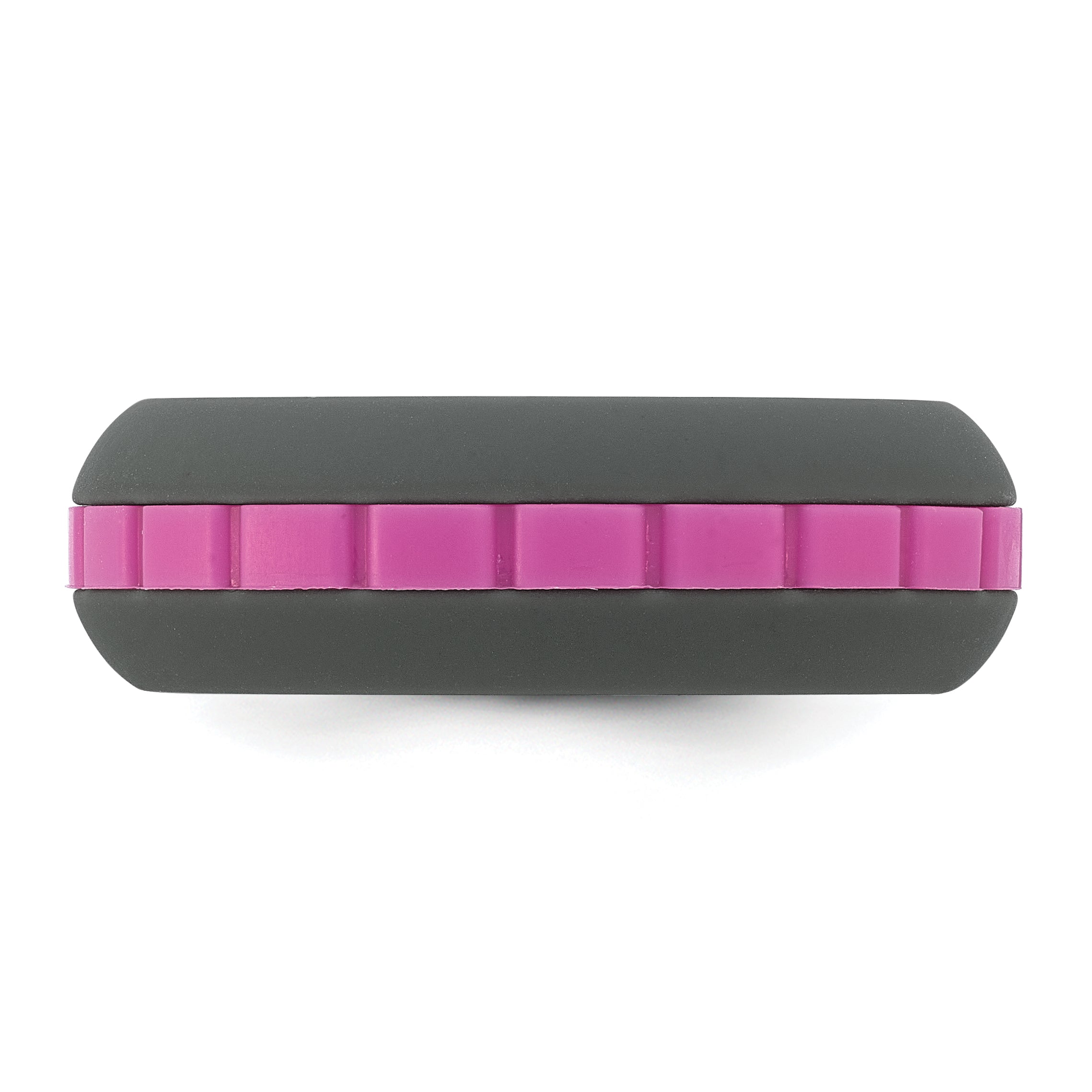 Silicone Grey with Pink Grooved Center 7.50mm Band