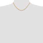 14k 2.5mm Silky Herringbone Chain